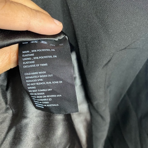 Bardot black spaghetti strap dress 4 - Picture 5 of 7